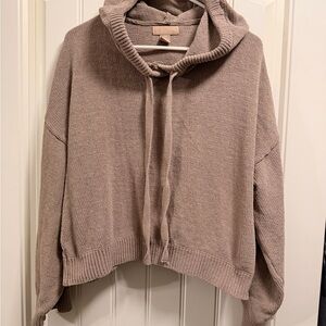 H&M Taupe Textured Knit Sweater